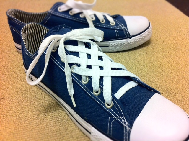 new shoes lace style